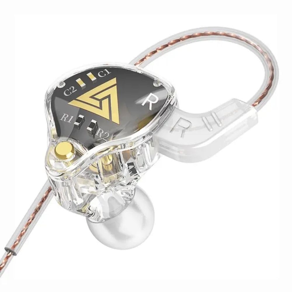 Fone De Ouvido Qkz Akx Retorno Gamer Esportivo C/Mic E Case